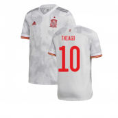 2020-2021 Spain Away Shirt (Kids) (THIAGO 10)