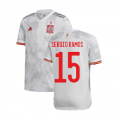 2020-2021 Spain Away Shirt (SERGIO RAMOS 15)