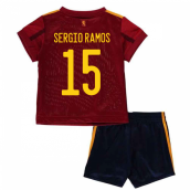 2020-2021 Spain Home Adidas Baby Kit (SERGIO RAMOS 15)