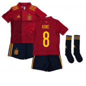 2020-2021 Spain Home Adidas Mini Kit (KOKE 8)