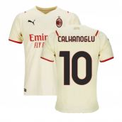 2021-2022 AC Milan Away Shirt (CALHANOGLU 10)