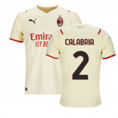 2021-2022 AC Milan Away Shirt (Kids) (CALABRIA 2)