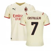 2021-2022 AC Milan Away Shirt (Kids) (CASTILLEJO 7)