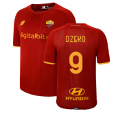 2021-2022 AS Roma Home Shirt (DZEKO 9)