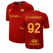 2021-2022 AS Roma Home Shirt (EL SHAARAWY 92)