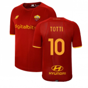 2021-2022 AS Roma Home Shirt (TOTTI 10)