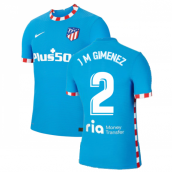 2021-2022 Atletico Madrid Vapor 3rd Shirt (J M GIMENEZ 2)