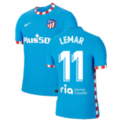 2021-2022 Atletico Madrid Vapor 3rd Shirt (LEMAR 11)