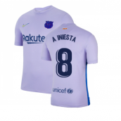 2021-2022 Barcelona Away Shirt (A.INIESTA 8)