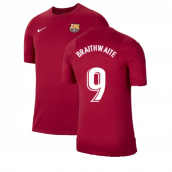 2021-2022 Barcelona Training Shirt (Noble Red) (BRAITHWAITE 12)