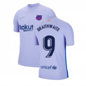 2021-2022 Barcelona Vapor Away Shirt (BRAITHWAITE 12)