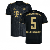 2021-2022 Bayern Munich Away Shirt (Kids) (BECKENBAUER 5)