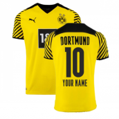 2021-2022 Borussia Dortmund Home Shirt (Kids) (Your Name)