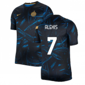 2021-2022 Inter Milan Pre-Match Training Shirt (Blue) - Kids (ALEXIS 7)
