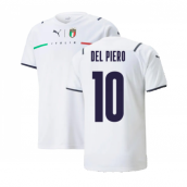 2021-2022 Italy Away Shirt (Kids) (DEL PIERO 10)