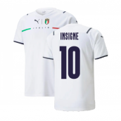 2021-2022 Italy Away Shirt (Kids) (INSIGNE 10)