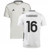 2021-2022 Juventus Training Shirt (White) (CUADRADO 11)
