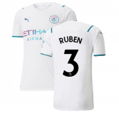 2021-2022 Man City Authentic Away Shirt (RUBEN 3)
