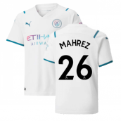 2021-2022 Man City Away Shirt (Kids) (MAHREZ 26)