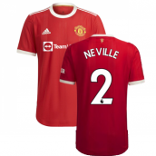 2021-2022 Man Utd Authentic Home Shirt (NEVILLE 2)