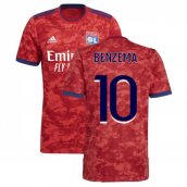 2021-2022 Olympique Lyon Away Shirt (BENZEMA 10)