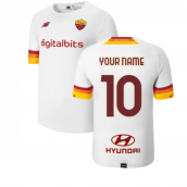 2021-2022 Roma Away Elite Shirt (Your Name)