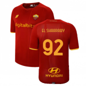 2021-2022 Roma Home Shirt (Kids) (EL SHAARAWY 92)