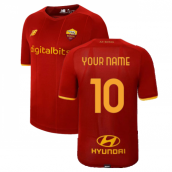 2021-2022 Roma Home Shirt (Kids) (Your Name)