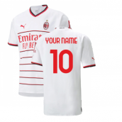 2022-2023 AC Milan Authentic Away Shirt (Your Name)