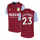 2022-2023 Aston Villa Home Shirt (Kids) (Coutinho 23)