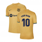 2022-2023 Barcelona Away Shirt (Sponsored) (Your Name)