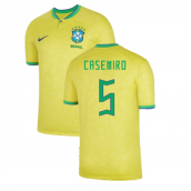 2022-2023 Brazil Home Shirt (CASEMIRO 5)