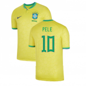 2022-2023 Brazil Home Shirt (PELE 10)