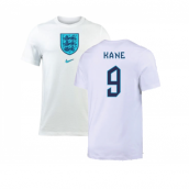2022-2023 England Crest Tee (White) (Kane 9)