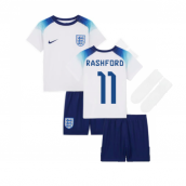 2022-2023 England Home Little Boys Mini Kit (Rashford 11)