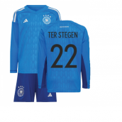 2022-2023 Germany Home Goalkeeper Mini Kit (TER STEGEN 22)