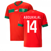 2022-2023 Morocco Home Shirt (ABOUKHLAL 14)