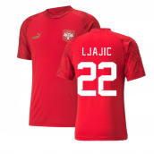 2022-2023 Serbia Pre-Match Jersey (Red) (LJAJIC 22)