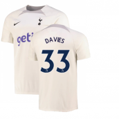 2022-2023 Tottenham Strike Training Shirt (White) - Kids (DAVIES 33)
