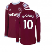 2022-2023 West Ham Long Sleeve Home Shirt (DI CANIO 10)