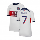 2023-2024 PSG Away Shirt (Kids) (Mbappe 7)