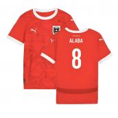 2024-2025 Austria Home Shirt (Kids) (Alaba 8)