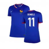 2024-2025 France Home Shirt (Womens) (Dembele 11)