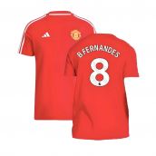 2024-2025 Man Utd DNA Tee (Red) (B.Fernandes 8)
