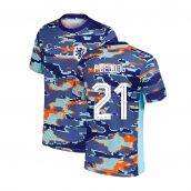 2024-2025 Netherlands Academy Pro Pre-Match Shirt (Blue) (F.De Jong 21)
