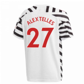 2020-2021 Man Utd Adidas Third Football Shirt (Kids) (Alex Telles 27)