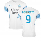 2021-2022 Marseille Home Shirt (Kids) (BENEDETTO 9)
