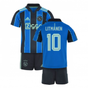 2021-2022 Ajax Away Mini Kit (LITMANEN 10)