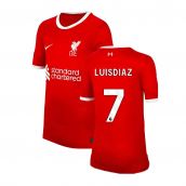 2023-2024 Liverpool Home Shirt (Kids) (Luis Diaz 23)