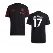 2023-2024 Man Utd Training Tee (Black) (Antony 21)